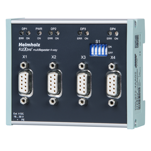Helmholz FLEXtra® PROFIBUS tekrarlayıcı 4-kanal