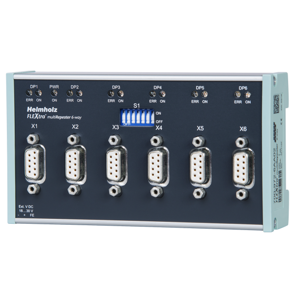 Helmholz FLEXtra® PROFIBUS tekrarlayıcı 6-kanal