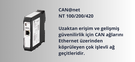 CAN-Ethernet Ağ Geçitleri
