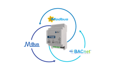 Intesis M-Bus - BACnet/IP server Ağ geçidi (50 sayaca kadar)